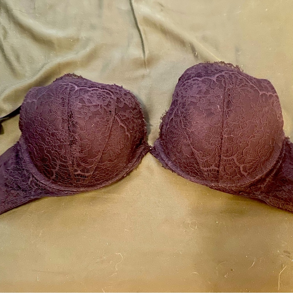 34DDD VS Dream Angels Black Lace Push Up Bra